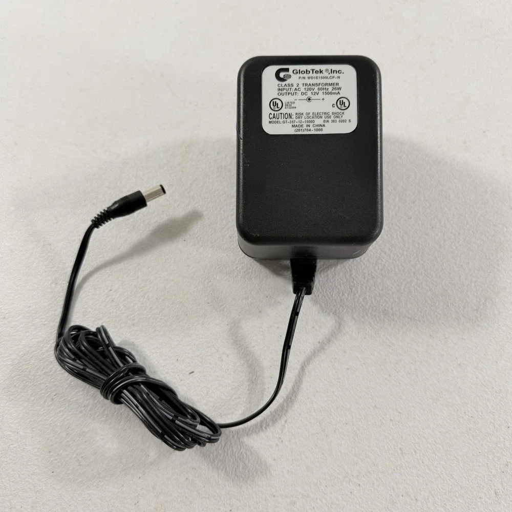 GLOBTEK GT-357-12-1500D AC ADAPTER MPN‎ WD1E1500LCP-N TESTED WORKING